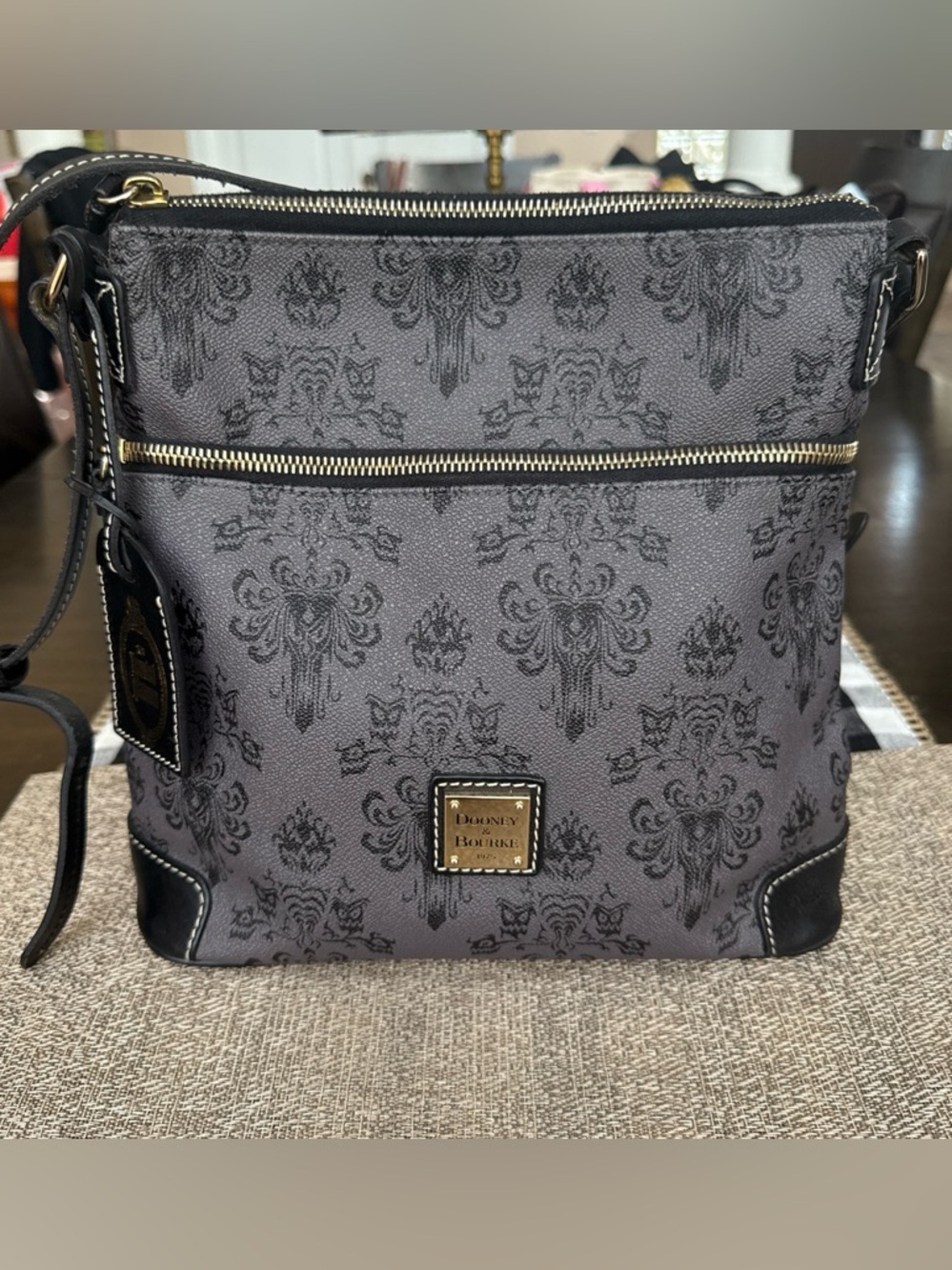 Dooney & Bourke Disney Haunted Mansion Wallpaper Crossbody Bag